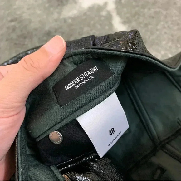 Express Super High Waisted Modern Straight Pants - Picture 5 of 13